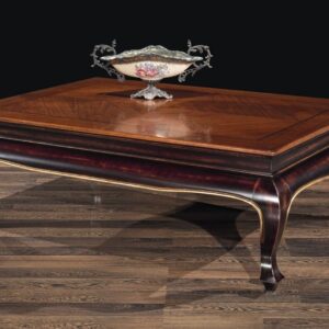 High-End Rectangular Wooden Center Table